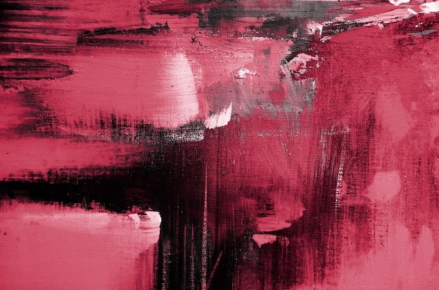 Oil textures with space for text or image. New 2023 trending PANTONE 18-1750 Viva Magenta colour