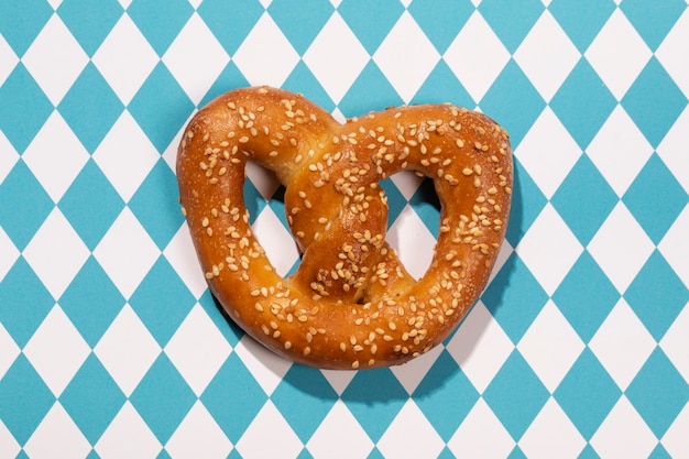 Oktoberfest assortment with delicious pretzel