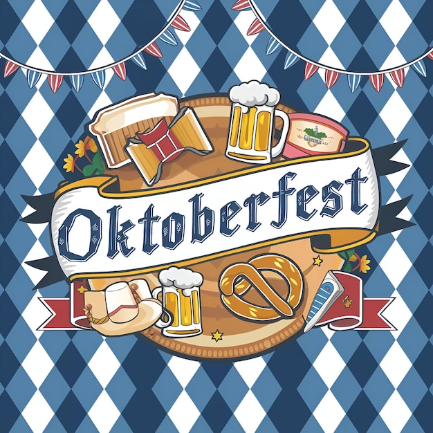 Photo oktoberfest extravaganza celebrating bavarian tradition and festive spirits