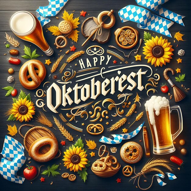 Photo oktoberfest illustration