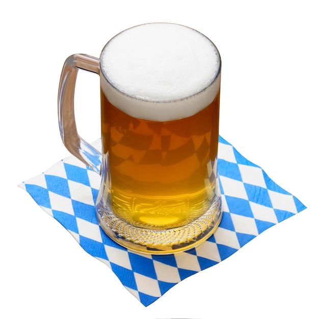 Oktoberfest Mug of beer isolated on white