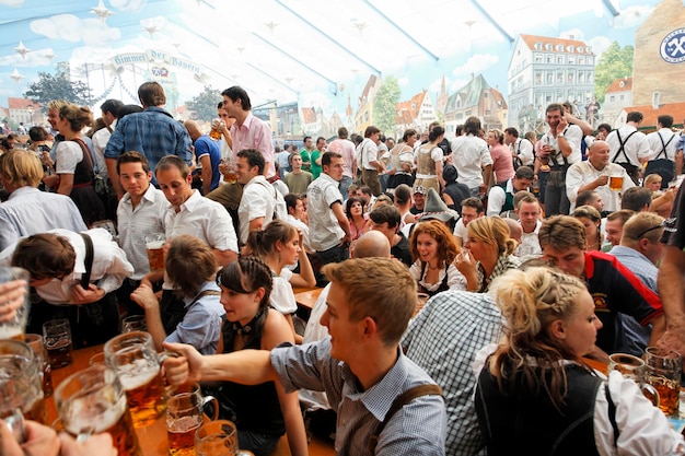 Photo oktoberfest munich beer festival bavaria germany