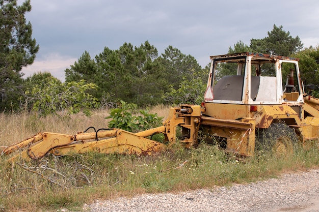 Old abandoned digger