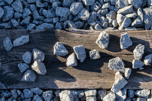 Old abandoned train yard train tracks industrial