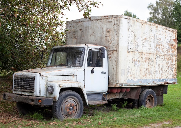 Old abandoned truck