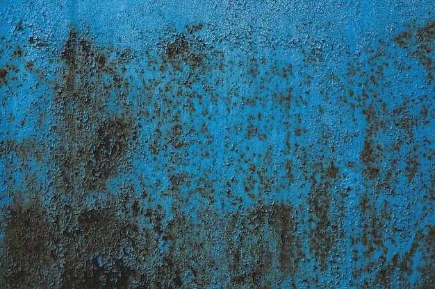 Old blue metal texture