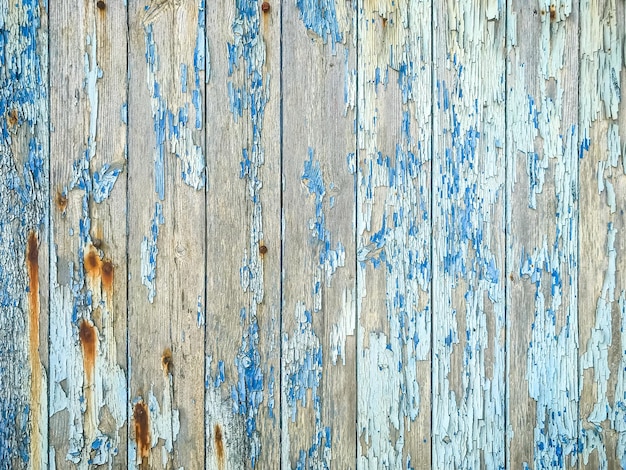 Old blue wood texture background. Dirty rustic wooden backdrop