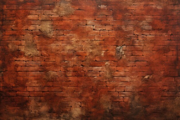 An old brick wall in a brown color