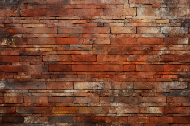 An old brick wall in a brown color