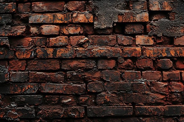 Old brick wall texture Abstract grunge background for design with copy space