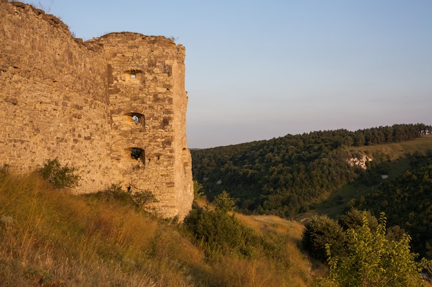 Old castle of Kudrinci village, Khmelnitska oblast, Ukraine.