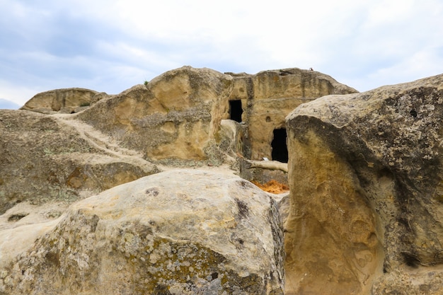 Old cave city Uplistsikhe in Caucasus mountains, Georgia