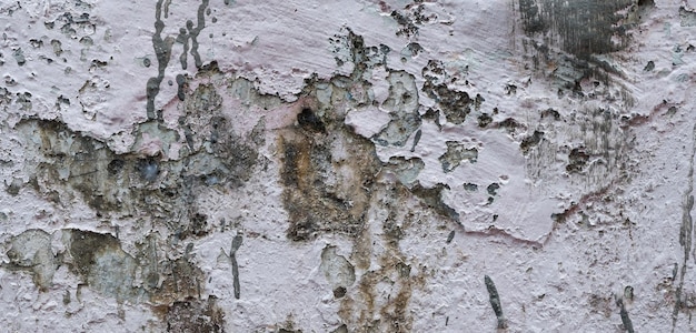 Old cement full of stains and scratches can be used as a background