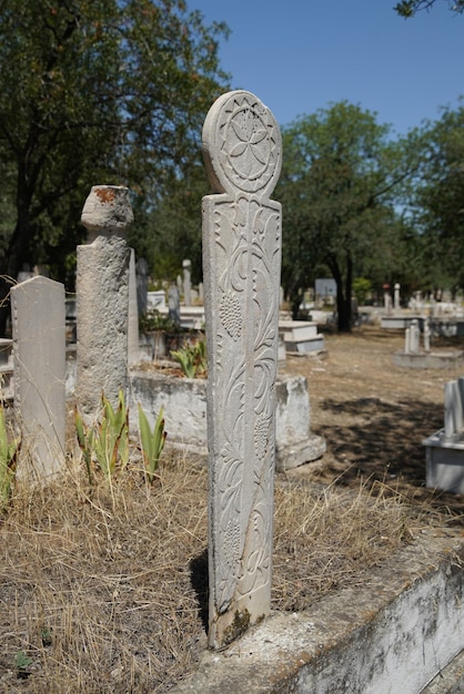 Old Cemetery in Denizli Turkiye