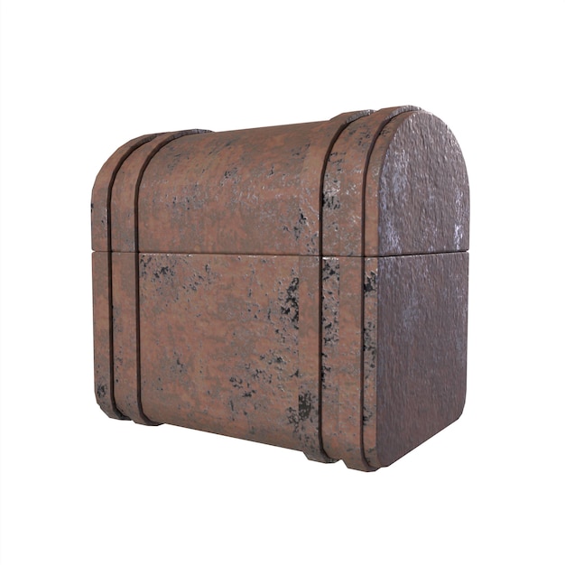 Old chest box 3d modelling