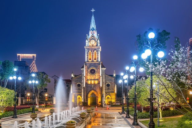 Old church in Sanjiangkou, Ningbo