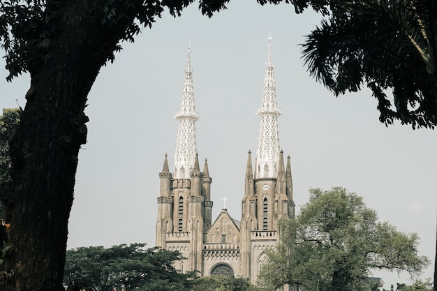 old church with classical architecture