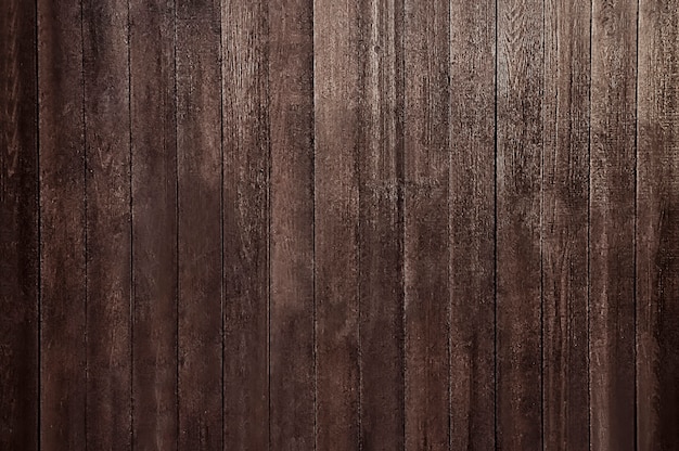 Old dark brown wooden wall texture