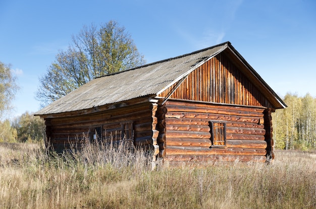 Old deserted farm house