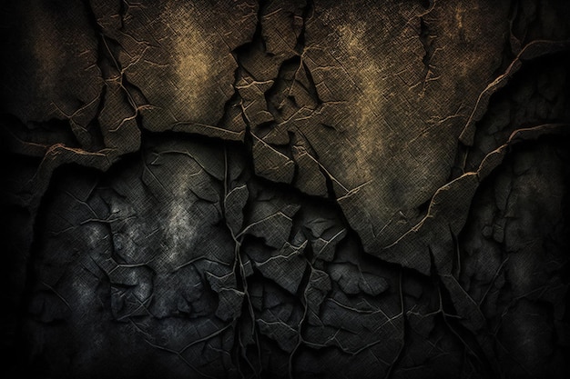 Old dramatic dark texture closeup