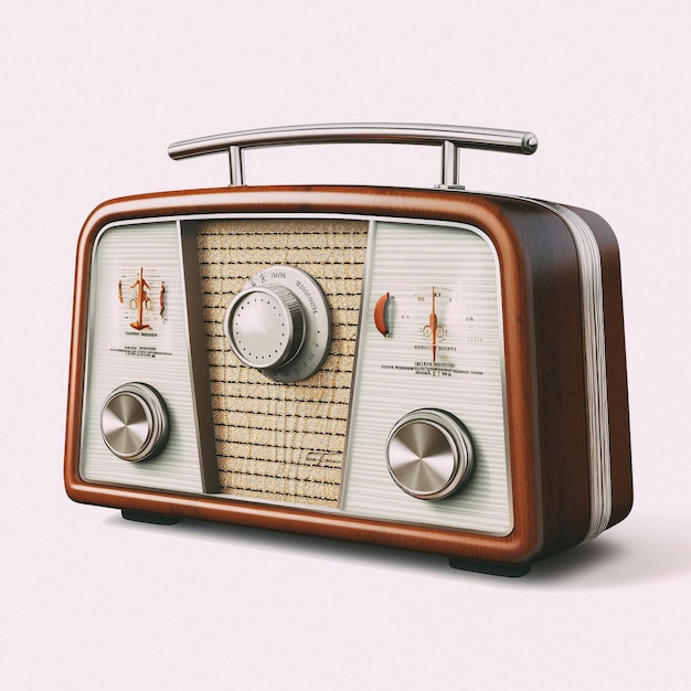 An old fashioned radio