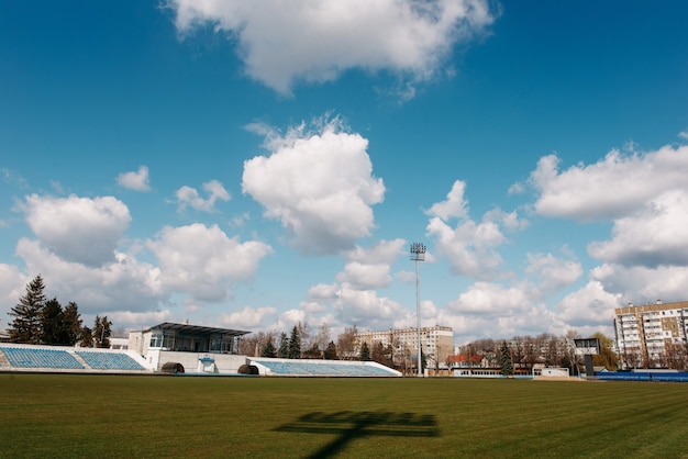 old football and athletics stadium