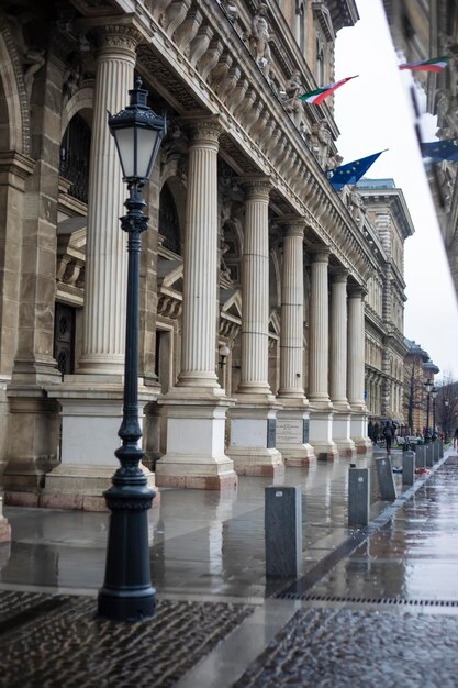 Old governmental building in Budapest Hungary