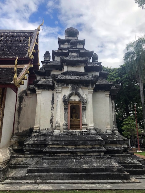 Old Grey Chiangmai Temple