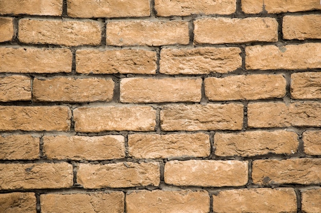 Old grunge brick wall background