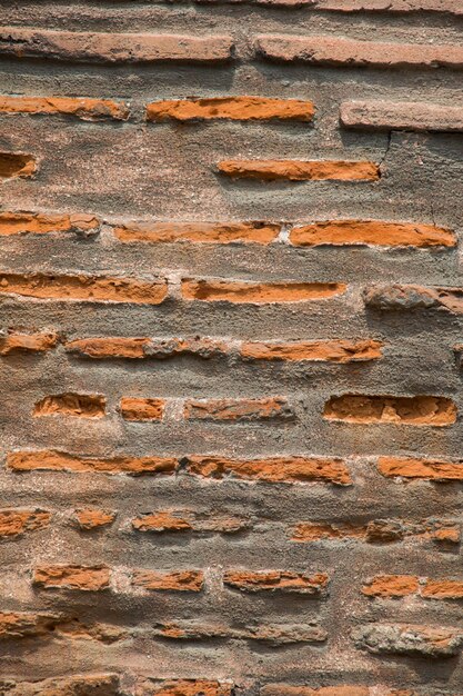 Old grunge brick wall background