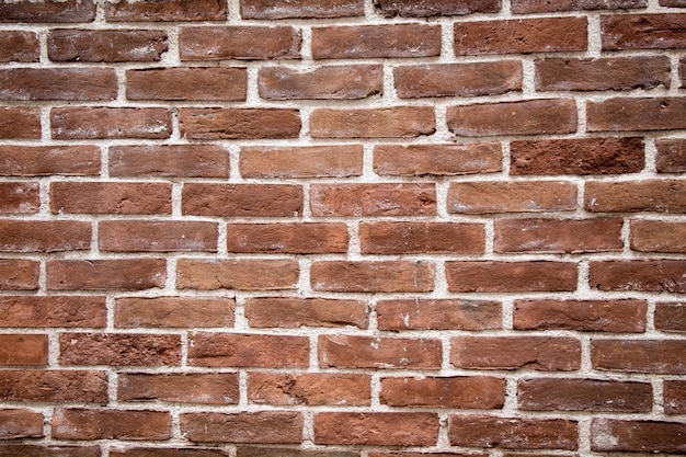 Old grunge brick wall background