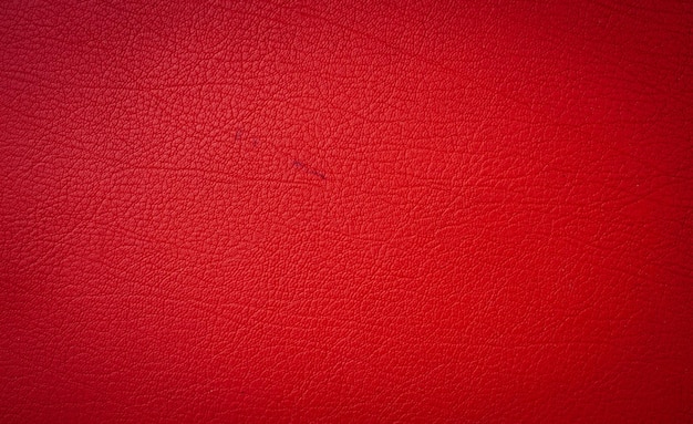 Old and grunge red leather texture can be use as background