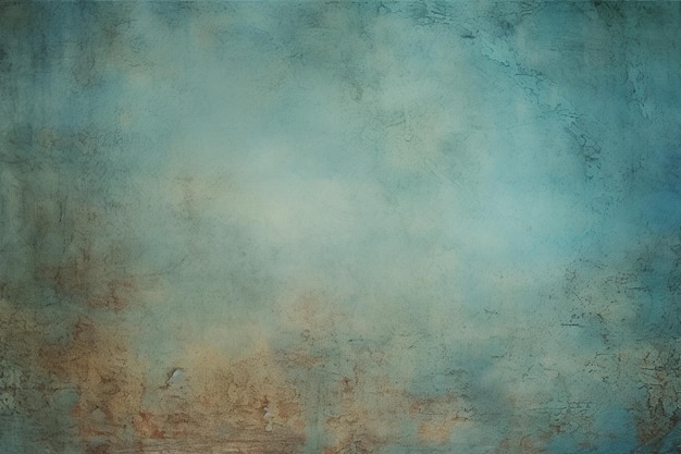 Old grunge style background in shades of blue