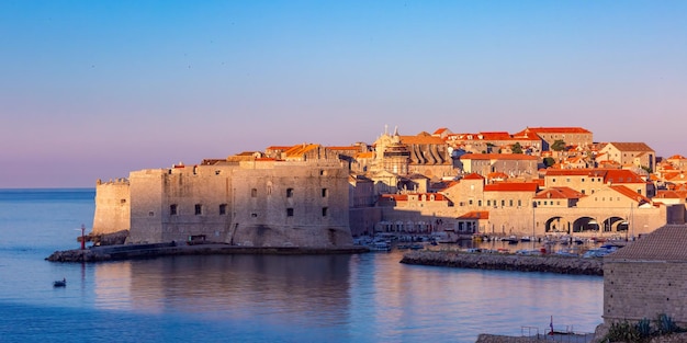 Old Harbor of Dubrovnik Croatia