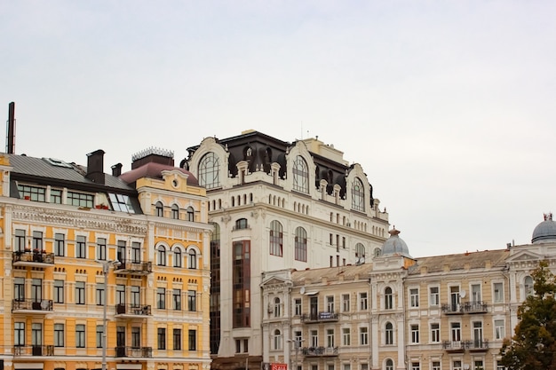 Old historical buildings in the city