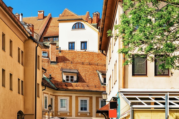 Old house architecture of Maribor, Lower Styria, Slovenia