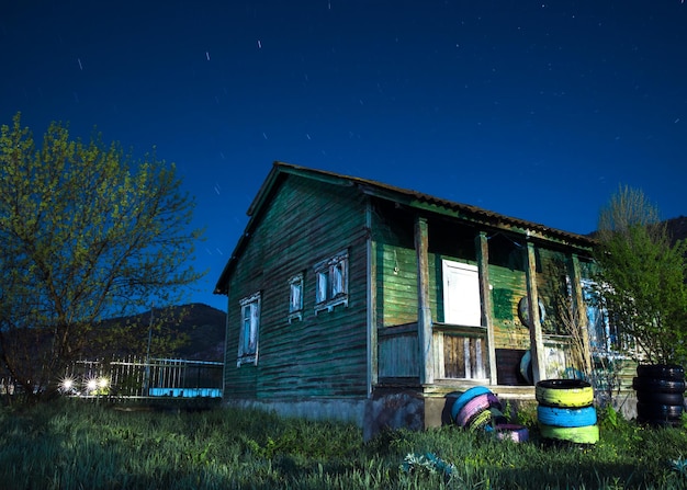 Old house in forest