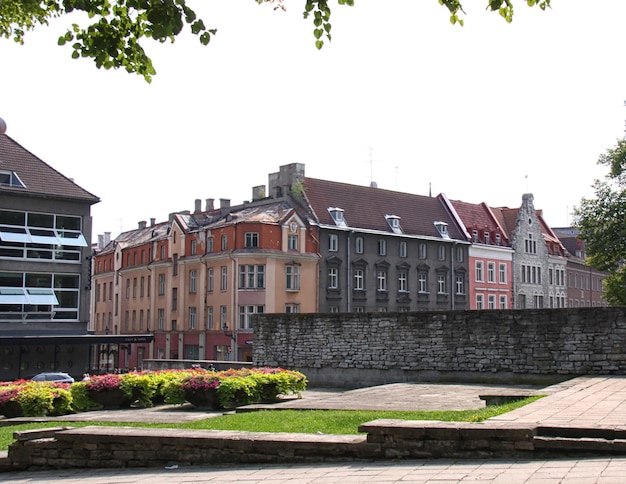 Old houses in Tallinn Estonia