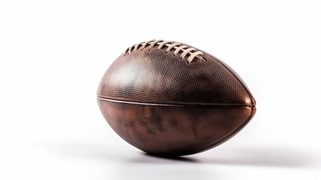 An old leather football