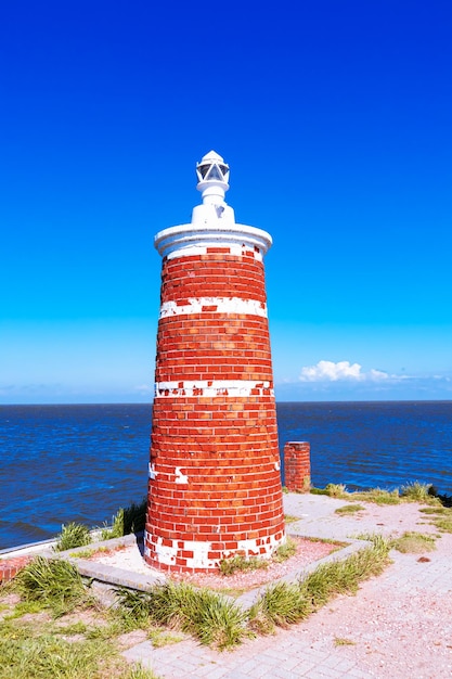 Old lighthouse in the Baltic Sea