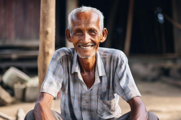 the old man heart warming smile