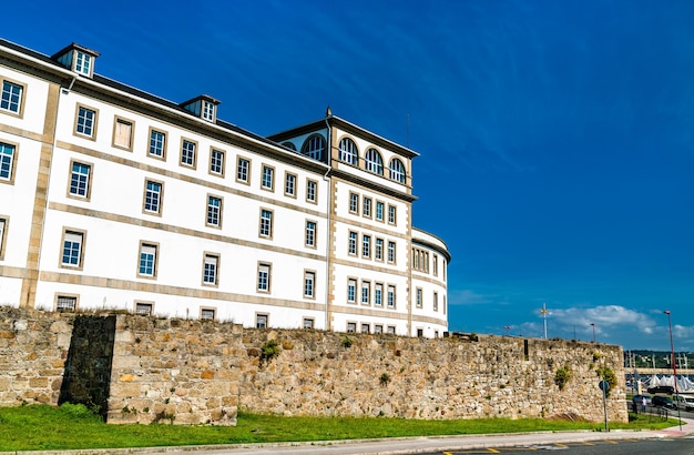 Old military hospital in A Coruna Spain