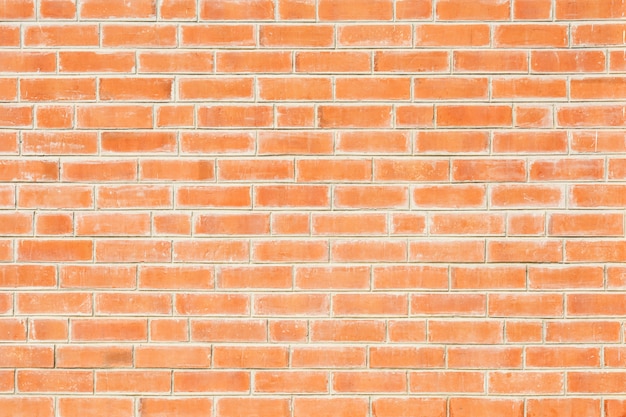 Old orange brick wall - background