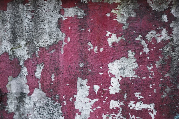 Old paint texture peeling off concrete. Wall background.