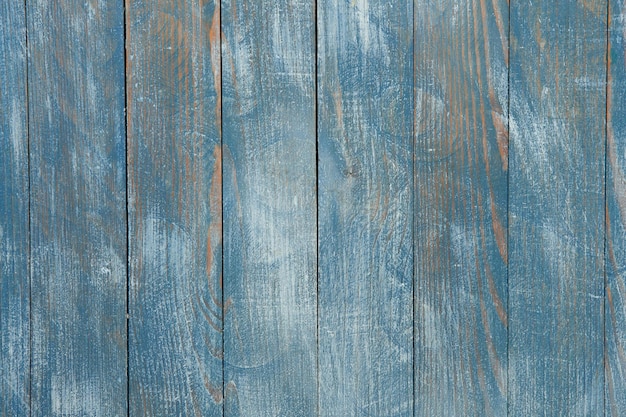 Old painted wood wall Blue abstract background