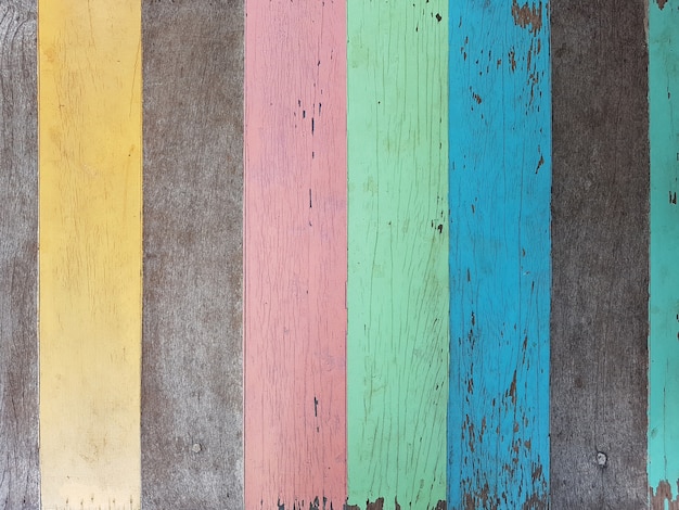 Old painted wood wall with pastel mood