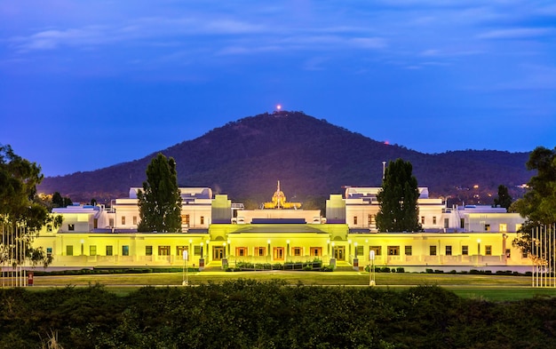 Old Parliament House in Canberra It was the seat of the Parliament of Australia from 1927 to 1988