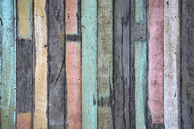 Old pastel plank in vertical line. Soft focus.