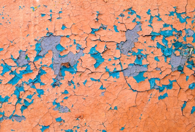 Old peeling paint