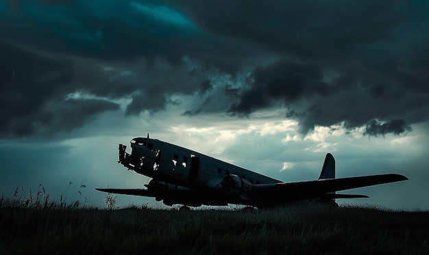 Photo an old plane with the word war on the side